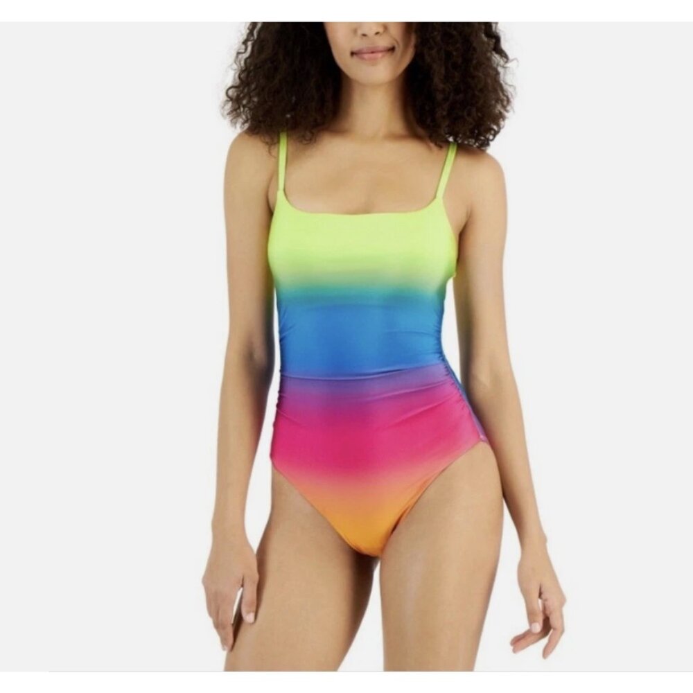 La Blanca Rainbow Ombré One Piece Swimsuit - Sz 4 - NWt